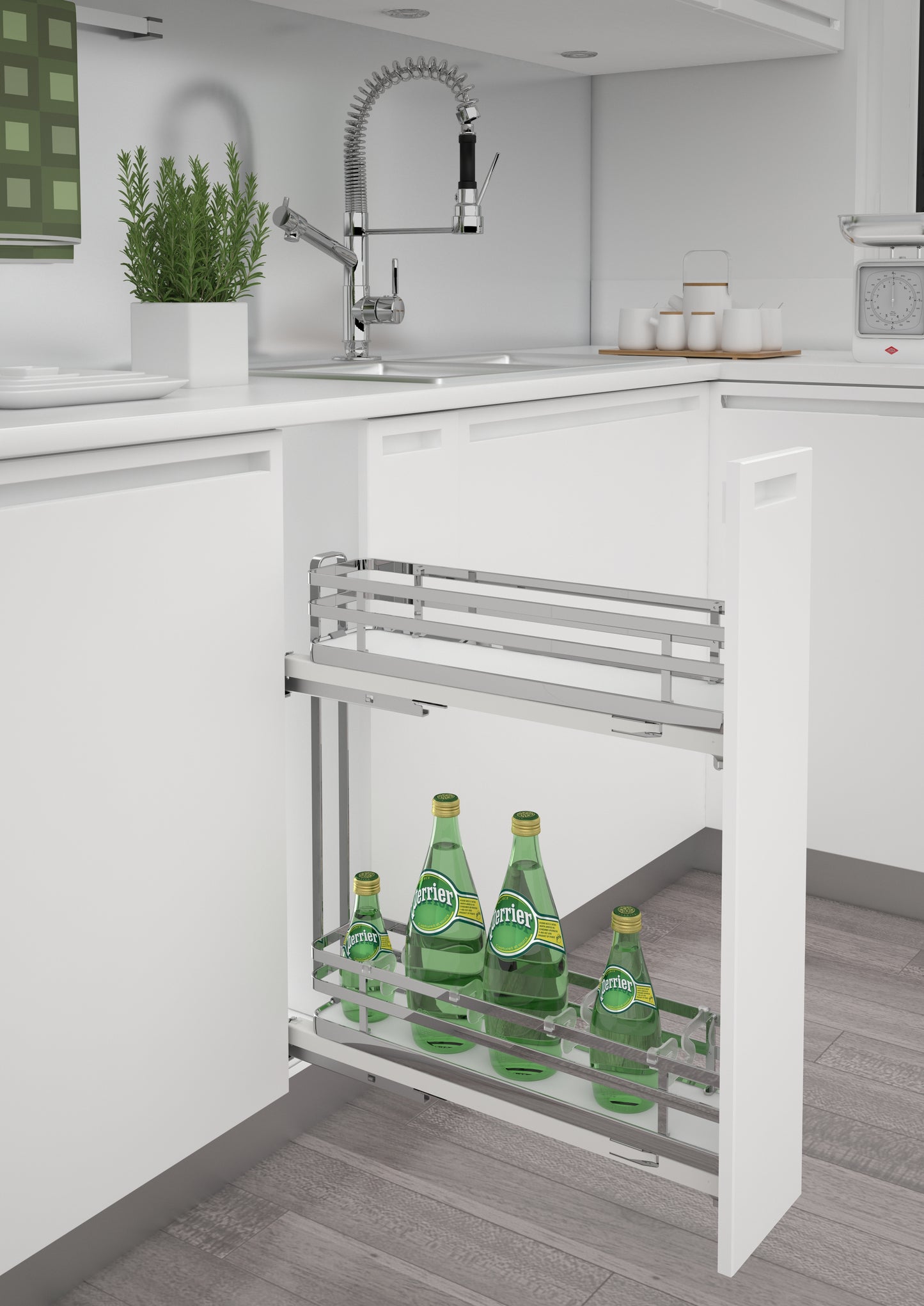 SIGE bottle rack Arena 150 incl. guides