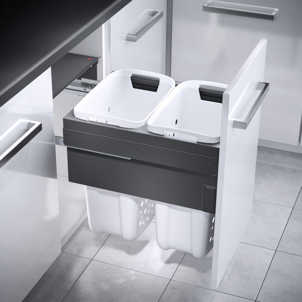 Laundry Carrier 450 2x33L incl. guides