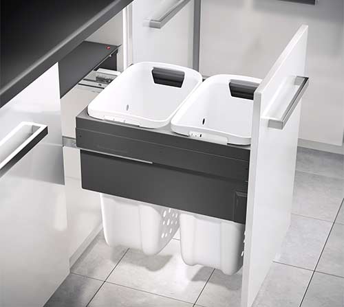 Laundry Carrier 500 2x33L incl. geleiders