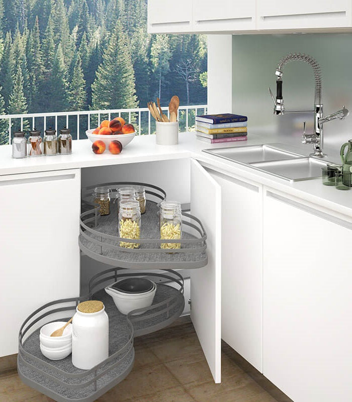Corner Sige Nuvola Art.371 - Rangement Tirable Pour Cuisine - Porte 500mm Gauche