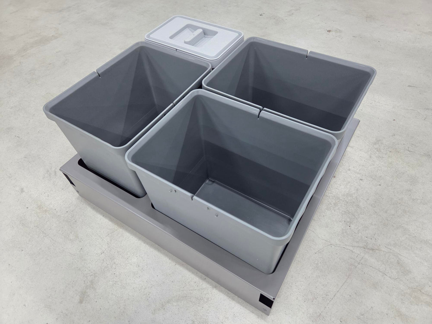 SIGE afvalsysteem 60B x 30H 15/15/15/6L incl. GRASS 500 geleiders