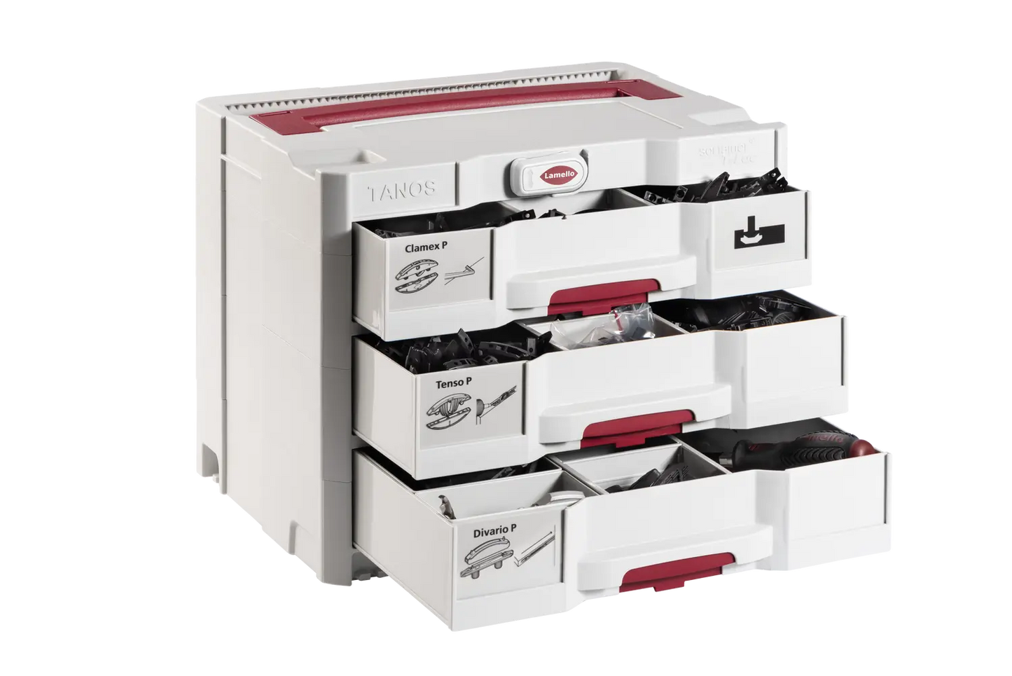 P-System verbinderassortiment Professional, in sortainer