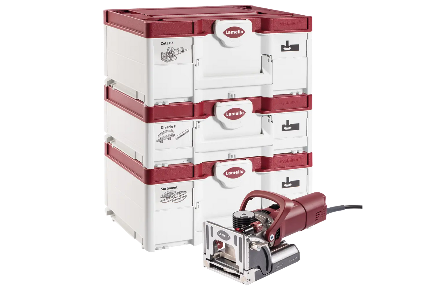 Zeta P2 Set, DIA (diamant), stekker, in systainer3 M incl. verbinderassortiment