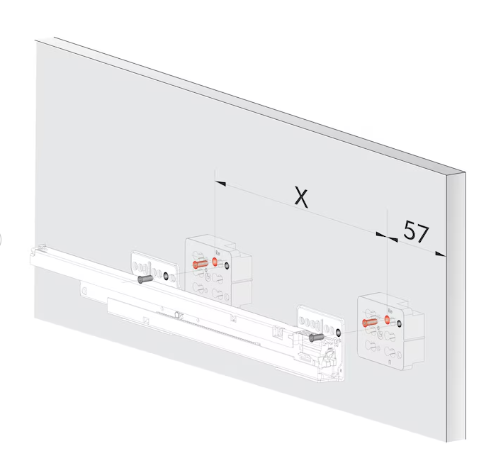 Spacer hull guide 25mm