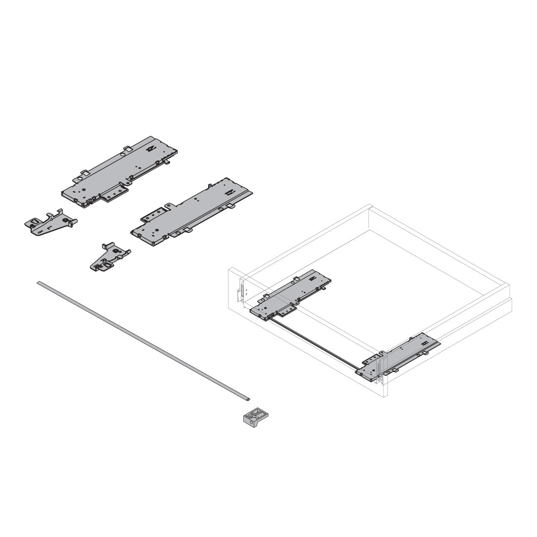 Nova Pro Tipmatic push-to-open set