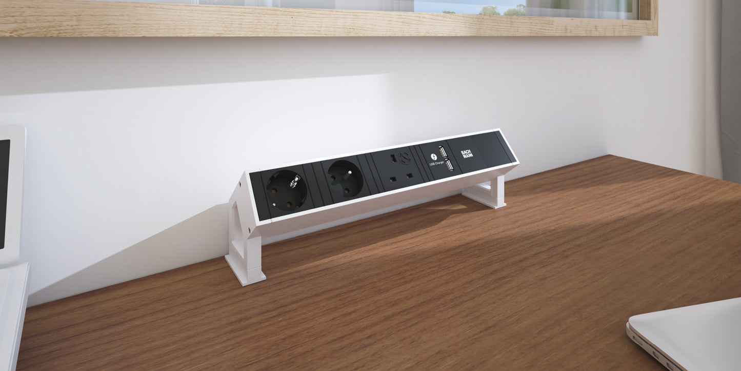 Desk 2 1x230V + 1xUSB 0.2m GST