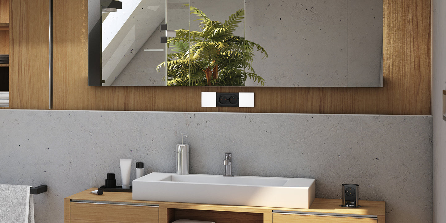 Due socket 2x230V - 2m RA 929.000