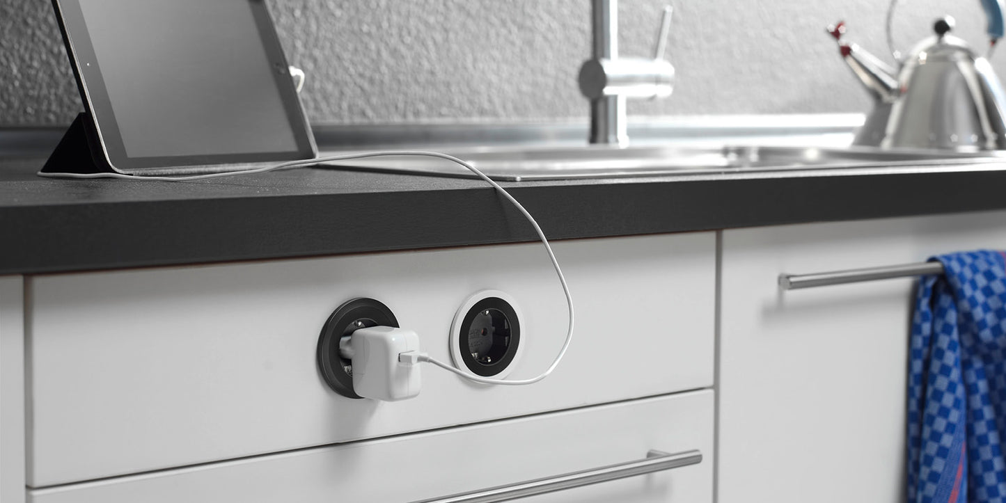 Pix 1x230V - 0.2m GST ›56 black+white