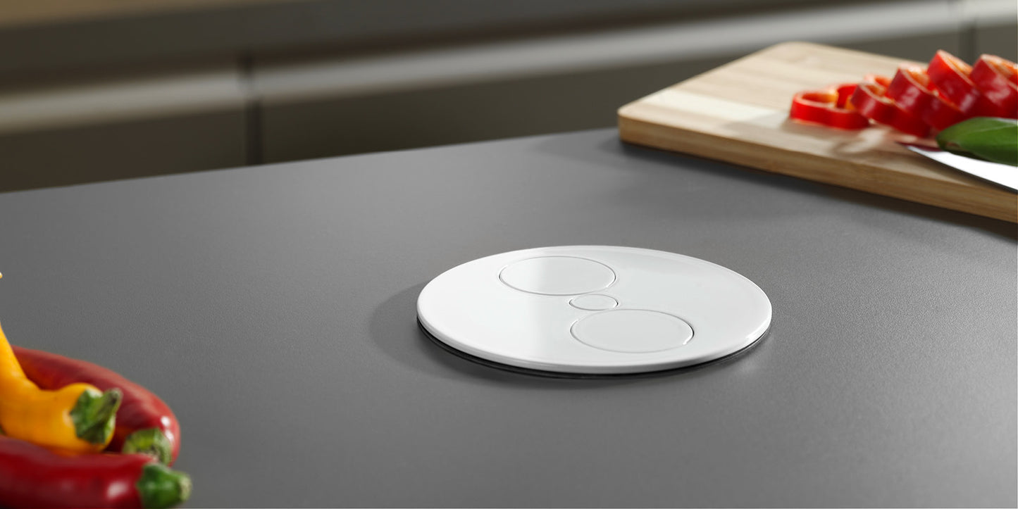 Twist socket 2x230V - 2m RA