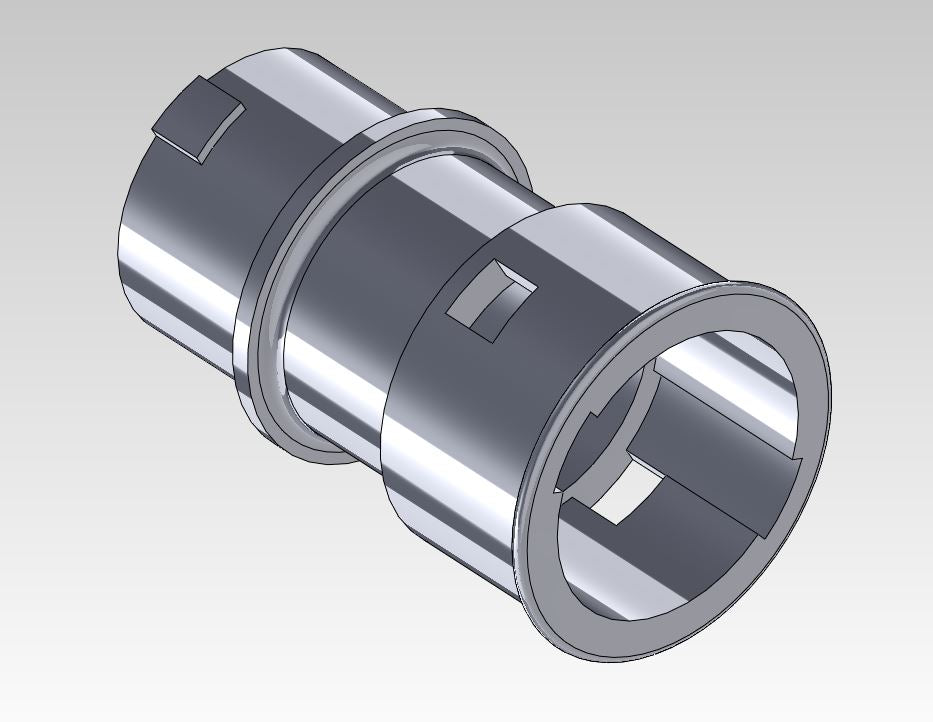 Adjustable leg plastic extension tube 50mm