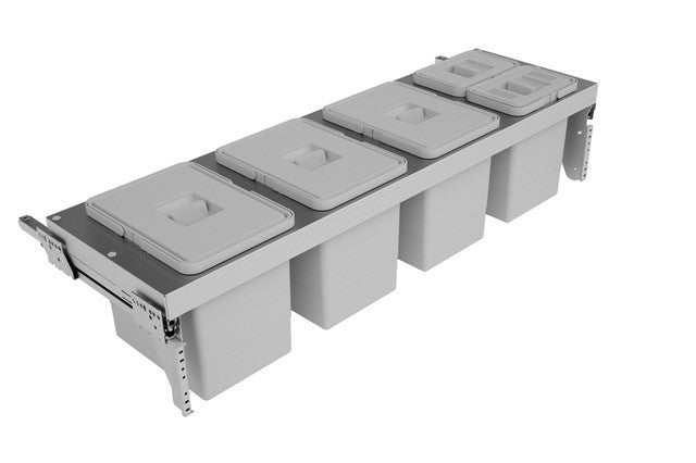 SIGE waste system 120B x 30H 15/15/15/8/8L incl. Quooker guides