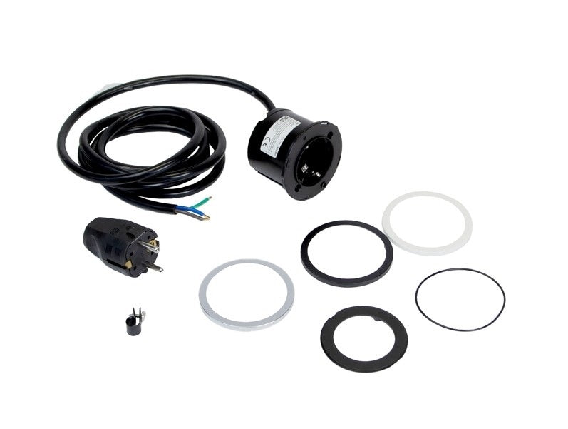 Pix 1x230V - 2m RA ›56 stainless steel+black+white