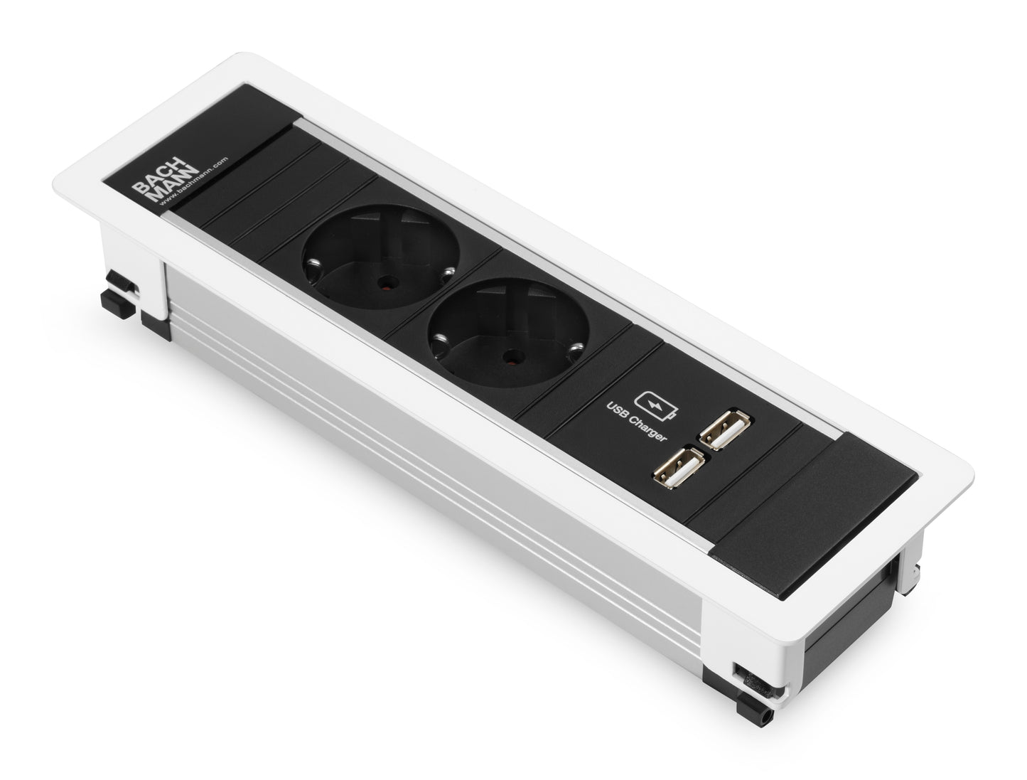 Power Frame Cover 2x230V+2xUSB 0.1m GST