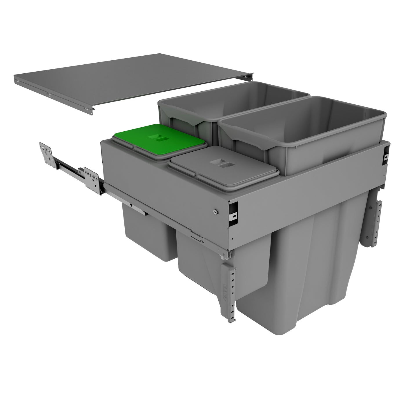 SIGE waste system 60B x 48H 30/30/7/7L excl. guides