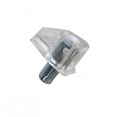 Shelf support round 5mm/glass