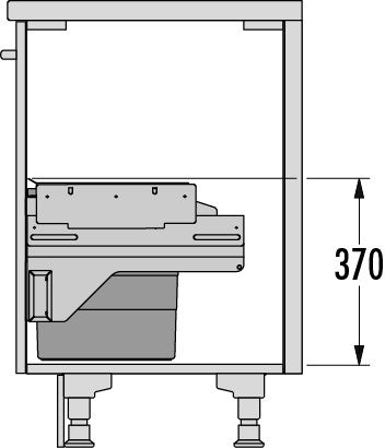 Cargo Soft afvalsysteem 60B x 37H 20/20L incl. 450 geleiders