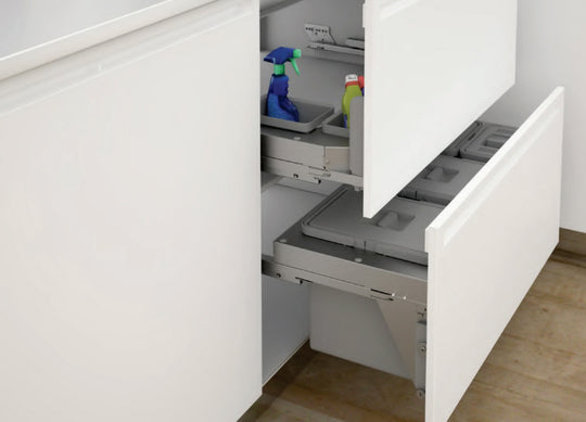 SIGE waste system 80B x 30H 15/8/8/8L incl. Quooker guides 