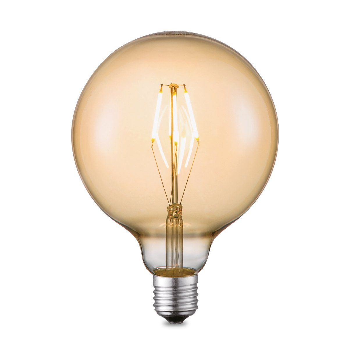 LED globe lamp 125 E27 6W 2800K