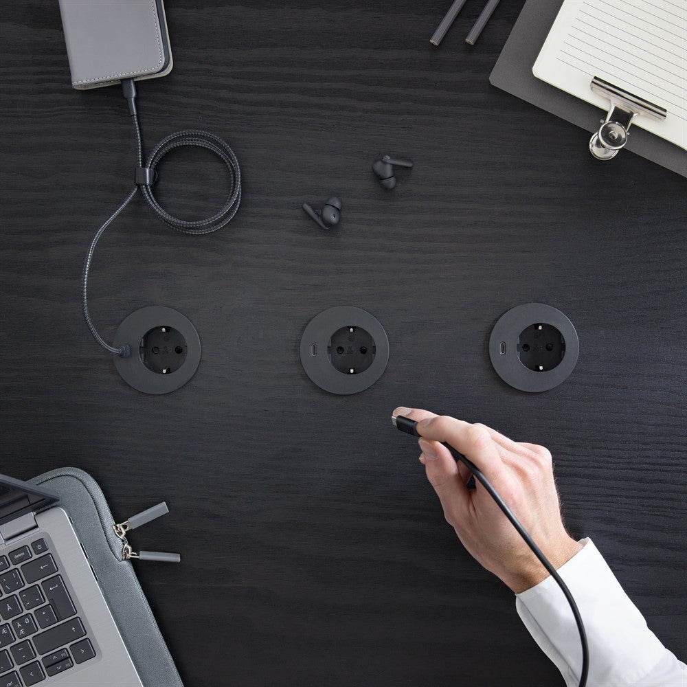 Power Dot midi - 1x 230V RA + 1x USB-C charger RA stekker