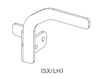 SIGE Corner handvat links