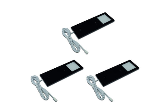 3-set LED Eco-Pad F 3W ww + 12W trafo