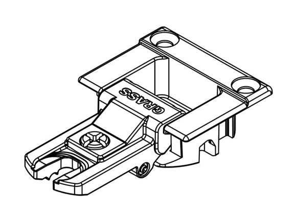 Tiomos valve hinge T12 arm 90°