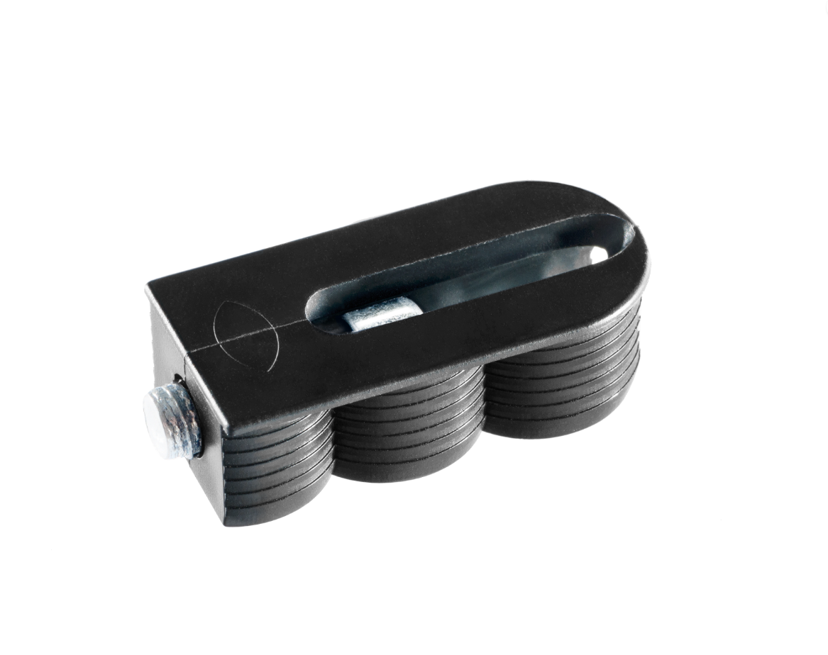 Cabineo 12 frameverbinders, zwart, 2000 stuks