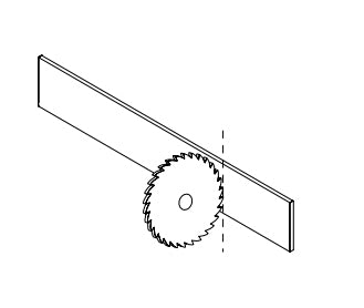 Nova Scala inner drawer front H90 1160x95x8mm