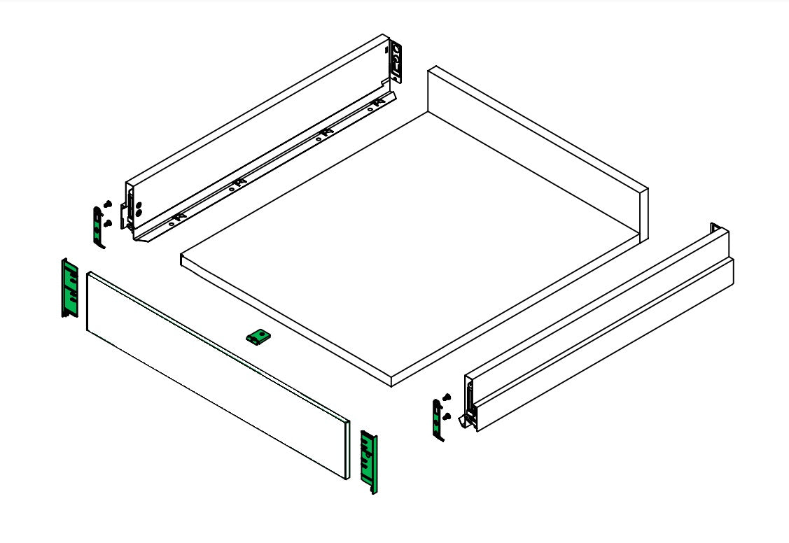 Nova Pro Scala binnenladefronthouderset H90