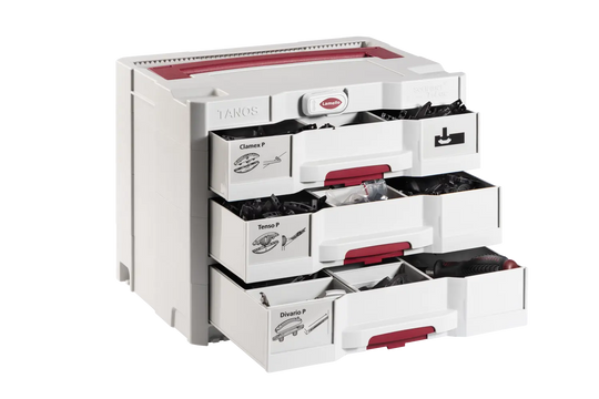 P-System verbinderassortiment Professional, in sortainer