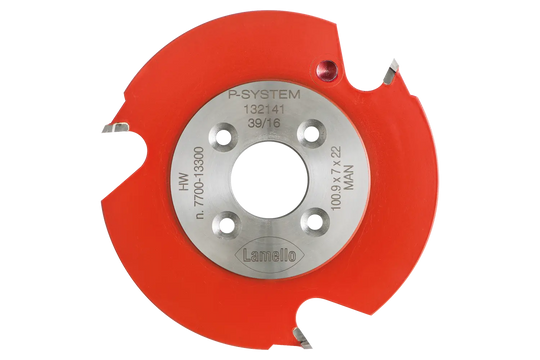 Zeta P2, P-System groeffrees, HW (carbide), Ø100.9x7xØ22 mm, Z3, NL 4