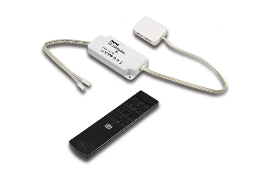 RGB ontvanger 75W met 1-kanaals AB 4-weg