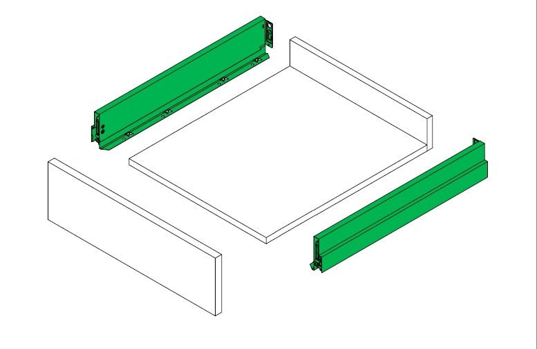 Nova Pro Scala zijwanden 122/300