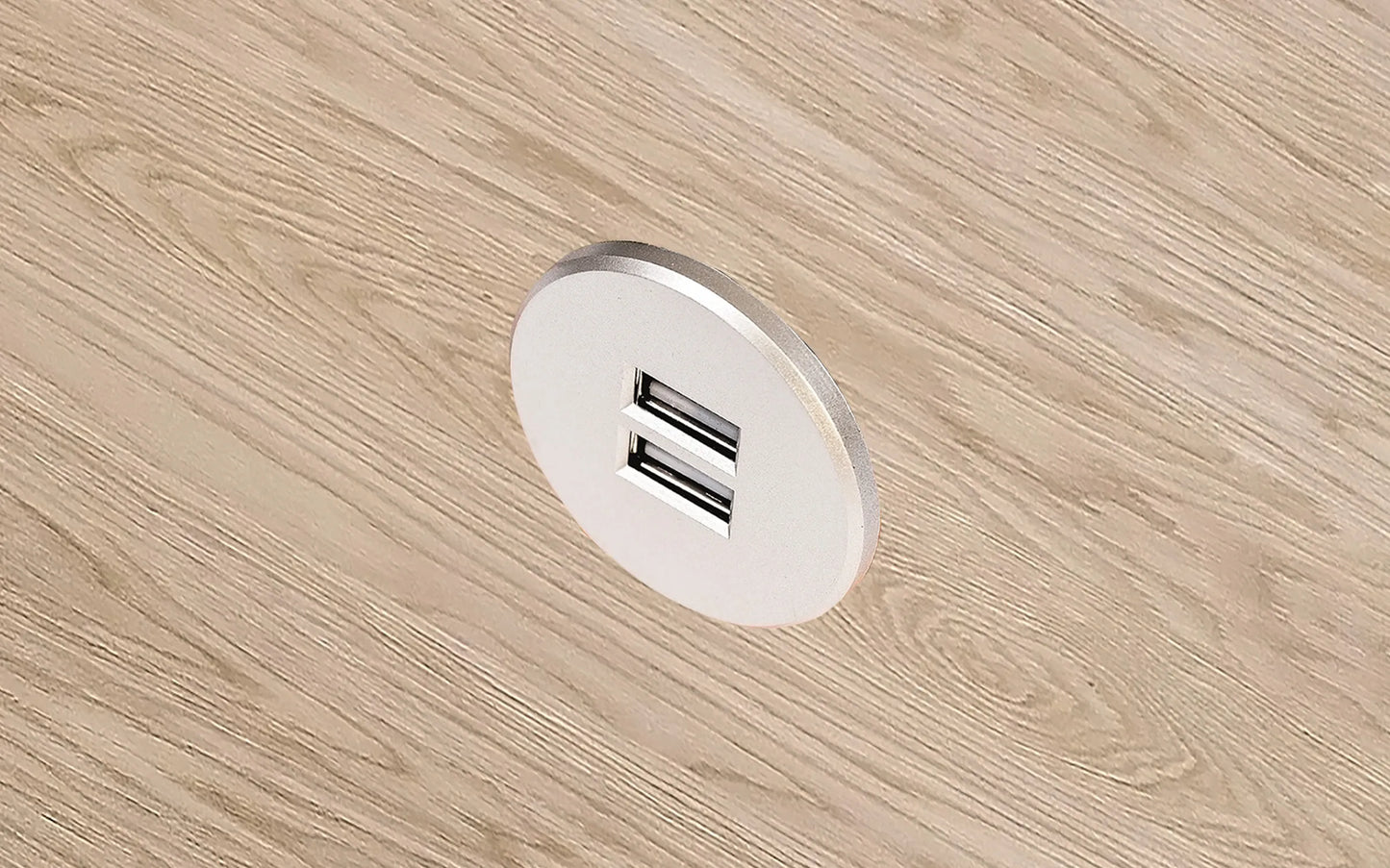 USB-A + USB-C oplader/contactdoos 24V 20W