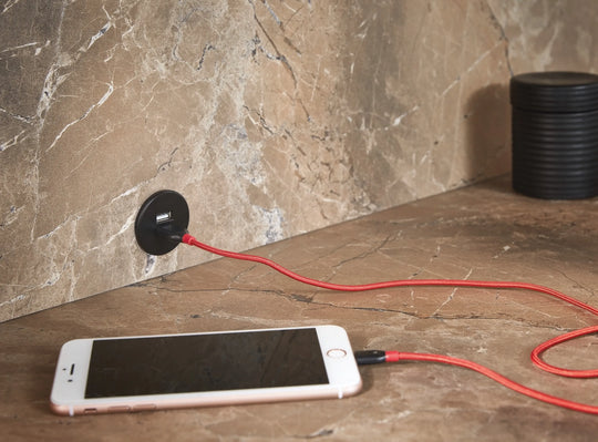 USB-A + USB-C socket 24V 20W 