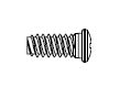 Projectscharnier euroschroef 6,3x13,5mm