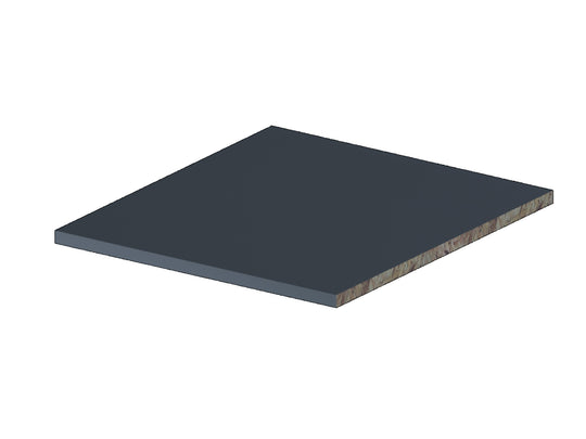 Legplank onder/staande kast 463x494 18mm