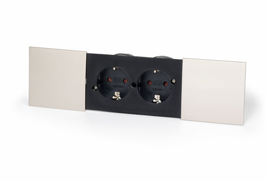 Due power strip 2x230V - 2m RA 