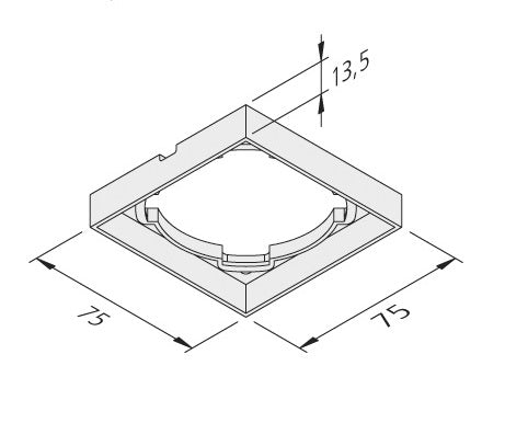 Q 68 mounting ring square 